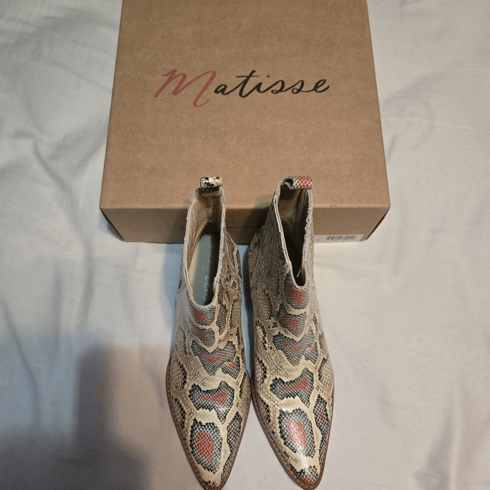 Matisse Women's Snakeskin Ankle Boots - Multicolor